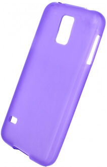 Gelly Case Purple Transparant Samsung Galaxy S5