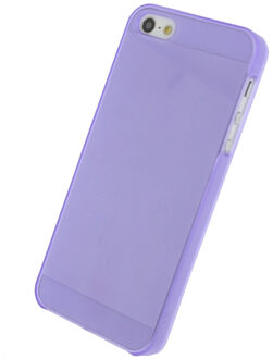 Gelly TPU Backcover voor de iPhone SE (2016) / 5S / 5 - Paars