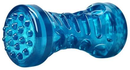 Geluid Sterke Bijtvast Huisdieren Teethbrush Speelgoed Trein Tanden Schoon Kauwen Perros Accessoires Tpr Grote Hond Bot Rubber Huisdier speelgoed blauw S