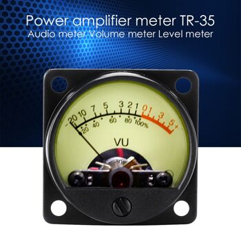 Geluid Vu Meter Hoofd Power Db Meter Ontlading Niveau Geluid Druk Meter Recording Audio Level Amp Meter
