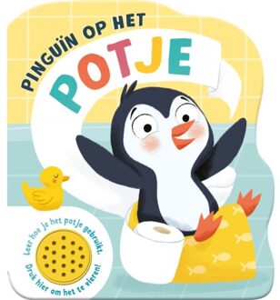 Geluidboek Kleine Pinguïn Op Het Potje - 1 Geluid Shaped