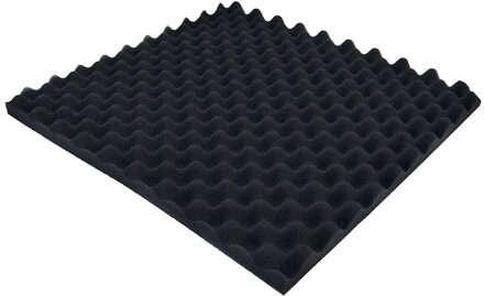 Geluiddichte Schuim Akoestisch Schuim Panel Geluid Stop Absorptie Spons Kamer Studio Wedge Tegels Polyurethaanschuim KTV Adesivo De Parede zwart