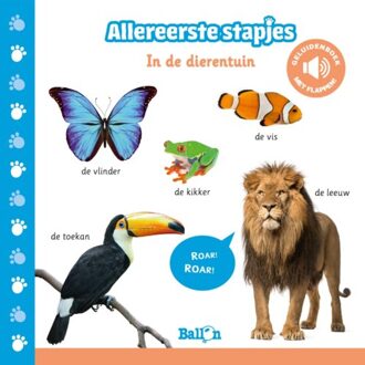 Geluidenboekjes - Allereerste stapjes  -   In de dierentuin