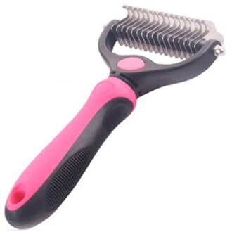 Geluidsarme Huisdier Droger Hond Grooming Kam Elektrische Huisdier Kat Föhn Gooming Borstel Kat Föhn En Kam Dier grooming Droger Pet Comb roze S