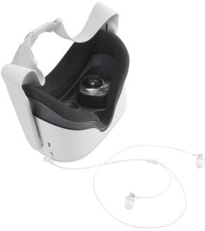Geluidsisolerende Koptelefoon Voor Oculus Quest 2 Vr Headset, met 3D 360 Graden Geluid In-Ear Oculus Quest 2 Vr Hoofdtelefoon
