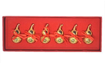 Geluk Wu Lou/Hu Lu Kalebas/Cucurbit Voor Fortune Longevity Rijkdom Standbeeld W4151 W4151-3