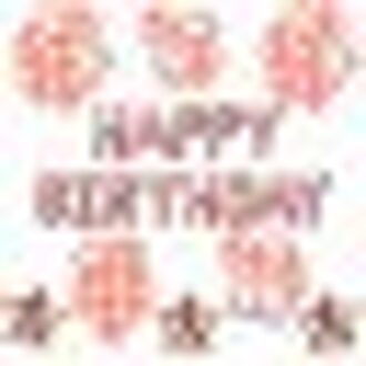 Gelukkige Verjaardag Aluminium Folie Ballon Set Custom Verjaardagsfeestje Kamer Decoratie Sfeer Ballon 12 Inch Lovertjes Ballon