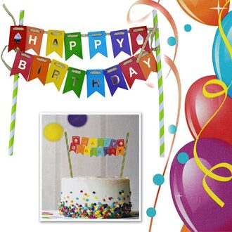 Gelukkige Verjaardag Taart Decoratie