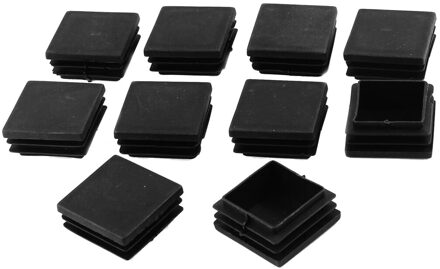Gemaakt Van Plastic, Voor Vierkante Cover End Caps Slang Buis-40 Mm X 40 Mm, 10 Stuks