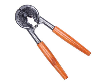 Gemak Rvs Notenkraker Houten handvat Keuken Tool Quick Sheller Tang Walnoot Moer Opener Pecan Crack