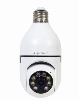 Gembird Slimme Wifi Camera, 1080p, Draaibaar, E27