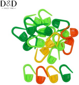 Gemengde Kleur Plastic Breien Stitch Markers Haak Locking Tool Naald Clip Craft Ring Breien Tools mengen 40stk