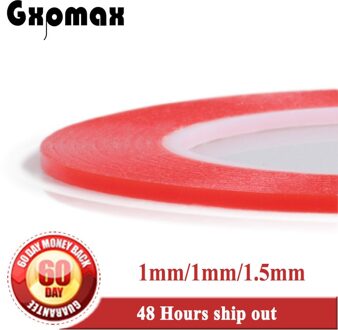 Gemengde maat 1mm/1mm/1.5mm Sterke dubbele Kanten Acryl Lijm Tape voor Cellphone Tablet LCD display 0.2mm dikke * 25 meters lengte