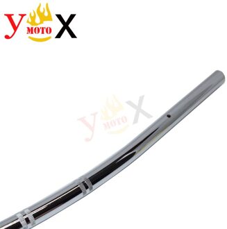 Gemodificeerde 22 Mm 7/8 "Motorcycle Drag Stuur Handle Bar Voor Suzuki Gn Gs GN125 GN250 Scooter Yamaha Rsz Sr xj Honda CG125 MSX125 chroom