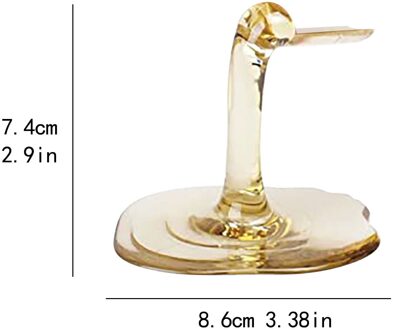 Gemorst Wijn Fles Houder, Rood En Goud Individualiteit En Creatieve Wijn Stand