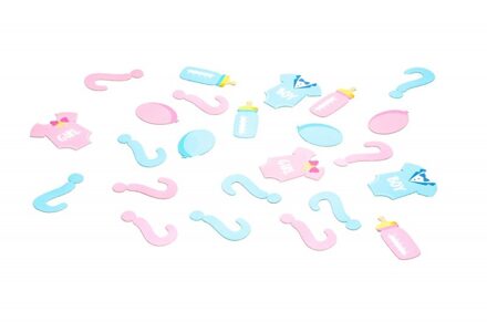 Gender Reveal Tafelconfetti Multikleur - Print