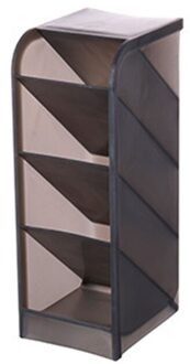 Geneigd Pen Houder Plastic Opbergdoos Transparante Multi-Raster Penhouder Opslag Creatieve Make Pennenhouder Desktop Kinderen Fo WL