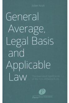 General average, legal basis and applicable law - Boek Jolien Kruit (9462511233)