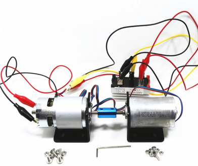 Generati Generator Miniature 12V 24V into 220v Double Bearing 3-phase Brushless DC Motor DIY Dynamo