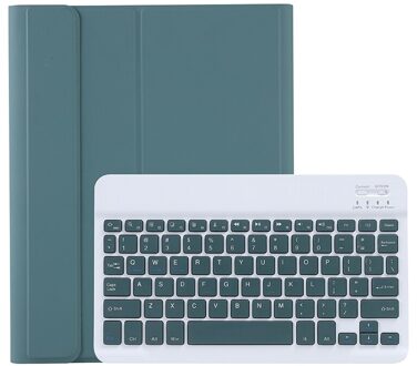Generatie Bluetooth Wireless Tablet Keyboard Case Voor Ipad 11th Snoep Kleuren Met Stand & Pen Slot Tablet Toetsenbord donker groen