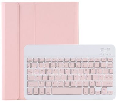 Generatie Bluetooth Wireless Tablet Keyboard Case Voor Ipad 11th Snoep Kleuren Met Stand & Pen Slot Tablet Toetsenbord roze