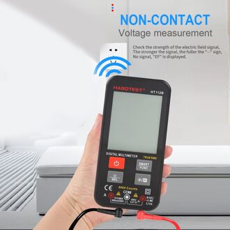 Generatie Habotest HT112B 6000 Telt Smart Digitale Multimeter Hoge Nauwkeurigheid Mini Voltage Tester Multimeter Ncv True Rms