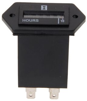 Generator Verzegelde Urenteller Teller Tractor Truck Urenteller Rechthoek Dc 10V-80V Voor Boten Vrachtwagens tractoren Auto 'S