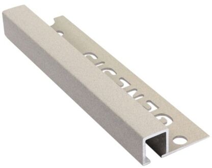 Genesis Hoekprofiel - Aluminium Bruin - 10x10x1mm 2,7m