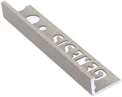 Genesis Hoekprofiel - Aluminium Grijs - 10x10mm 2,7m