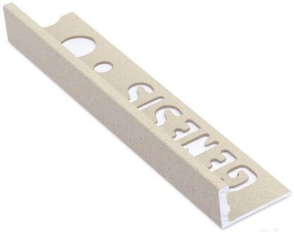 Genesis Hoekprofiel - Aluminium Zandsteenlook - 10x10mm 2,5m