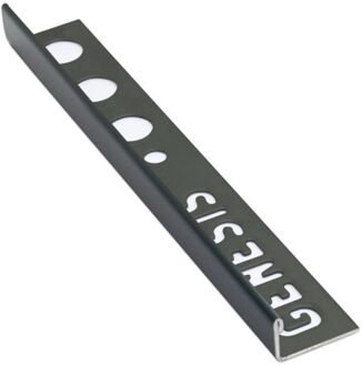 Genesis Hoekprofiel - Rvs Zwart - 12x12mm 2,7m