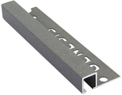 Genesis Plat Profiel - Aluminium Grijs - 12x1,2mm 2,7m