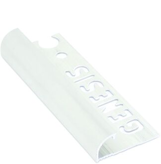 Genesis Tegelstrip eaq080.91 aluminium rond glans zilver 8mm