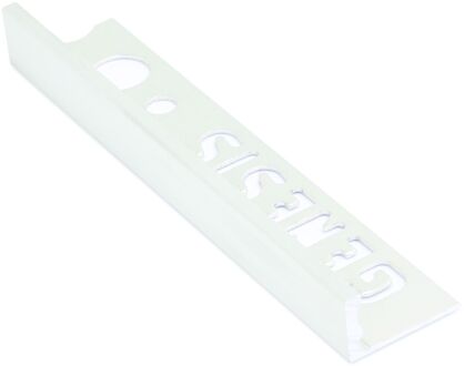 Genesis Tegelstrip esa120.80 aluminium recht aluminium 12mm Zilver