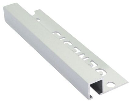 Genesis Tegelstrip tdp120.81 aluminium recht mat zilver 12mm