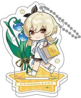 Genshin Impact Genshin Fes 2021 Acrylic Figure & Keychain Traveler Lumine 9 cm