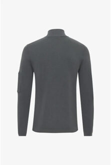 Genti Cool dry half zip dark - maat L Grijs