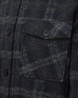 Genti Overshirt Blauw - L