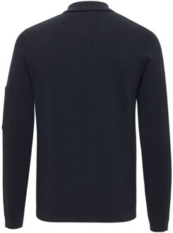 Genti Polo lange mouw k4117-1258 Blauw