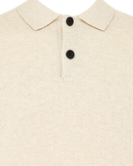 Genti Polo long sleeve Beige - XL