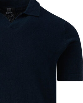 Genti Polo met korte mouwen Blauw - L