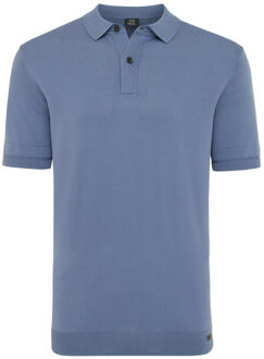 Genti Polo met korte mouwen Blauw
