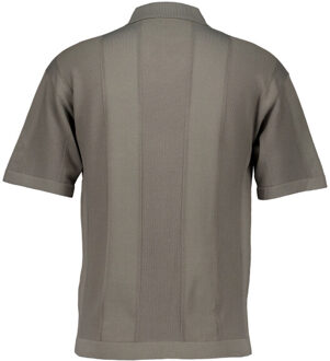 Genti Polo no buttons ss polos k4129-1260 Groen - M