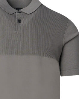 Genti Polo short sleeve Grijs - L