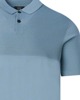 Genti Polo short sleeve - maat M Blauw