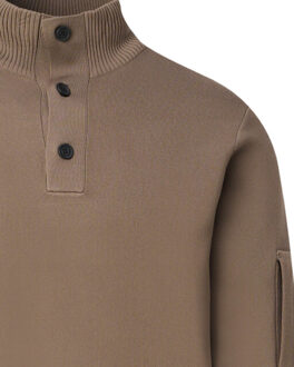 Genti Pull over half zip Bruin - L