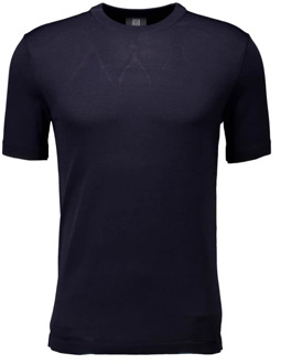 Genti Stijlvol Donkerblauw T-shirt voor Heren Genti , Blue , Heren - Xl,M,S,3Xl
