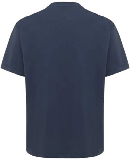 Genti T-shirt korte mouw j3105-3227 Blauw - L