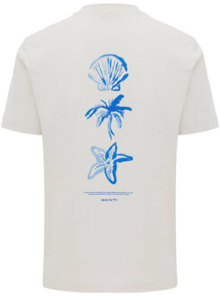 Genti T-shirt korte mouw j4072-1223 Ecru