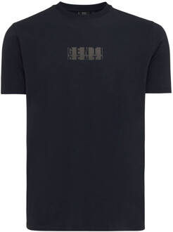 Genti T-shirt korte mouw j9032-1202 Blauw - S